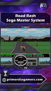 2.1K views · 57 reactions | Road Rash debutó en Sega Genesis en 1991. El juego tiene lugar en California, en carreteras de dos carriles cada vez más largas. El modo de dos jugadores permite que dos personas jueguen alternadas. Hay otros 14 oponentes en una carrera. 勞樂- Atte: #Jareelith . #VideoJuegos #primordiagamers #Gaming #games #videojuegosretro #retrogaming #roadrash #sega #segamastersystem | Primordia Gamers NLA | Facebook