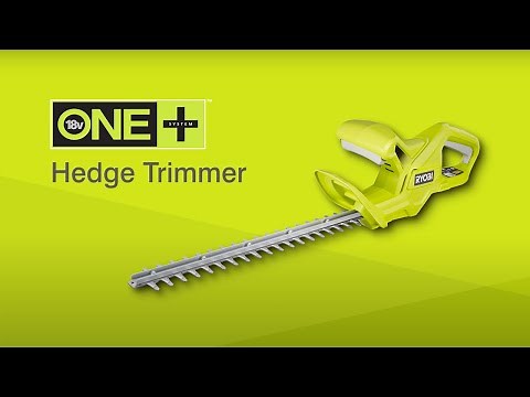 Ryobi ONE+ 18V Cordless Hedge Trimmer Introduction [RY18HT40A]