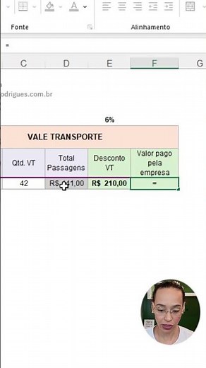 Calculation of the transportation allowance to be paid by the company (simple subtraction in Excel)