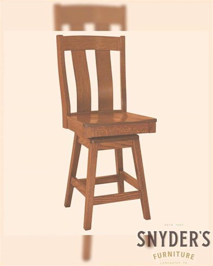 Amish Laurie Swivel Bar Stool
