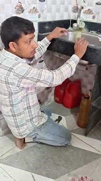 sink coupling installing plumber working #subscribe #trending #youtubeshorts #plumbing #work #viral