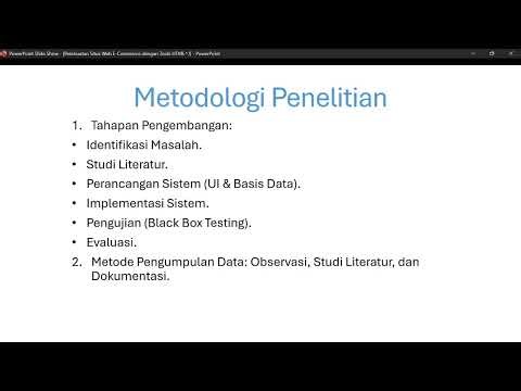 Presentasi pembuatan situs web E-comerce dengan html,css,dan html