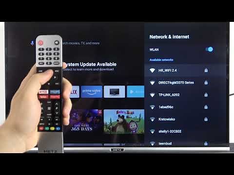 How to Connect WiFi in Metz Android TV (32MTC6100Z) - Enable WiFi Connection