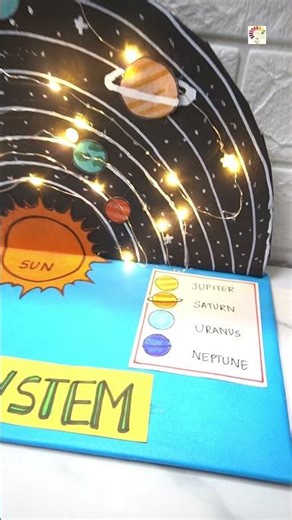 Solar System Working Model Project for School | DIY 3D Planets Model | Easy Science Exhibition Idea