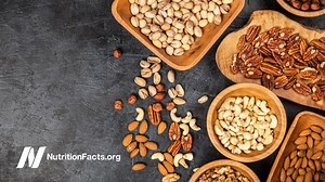 5.8K views · 236 reactions | Do nut eaters live longer simply because they swap in protein from plants in place of animal protein? The video sources, transcript, and doctor's notes are available here: https://bit.ly/3k9cQLI | NutritionFacts.org | Facebook