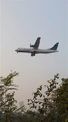 #bombardier #landing near #boatclub #shorts #airplane #viral #plane #বিমান