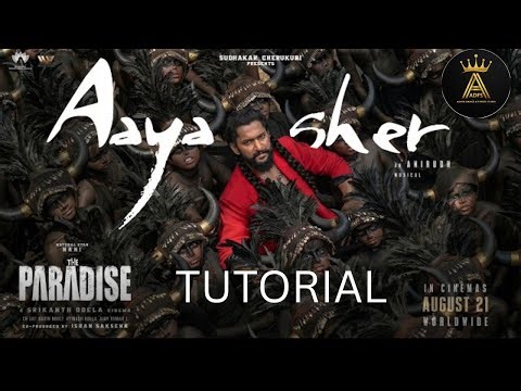 Aaya Sher | The Paradise | Nani | Anirudh | Srikanth Odela | Dance Tutorial #aayasher #theparadise