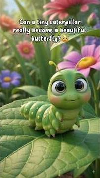 Butterfly Life Cycle | Caterpillar to Butterfly #shorts #ytshorts #lifecycleofbutterfly #Butterfly