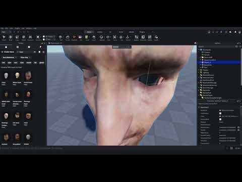 How to make a player following head in Roblox studio easily (client sided)