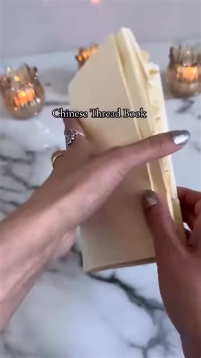 Easy Crafts💝 on Instagram: "Chinese Thread Book 🧵 #origami #diy #crafts #paperfolding"