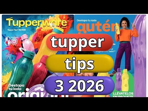 Catálogo Tupperware Tips 3 2026 🥣 Productos y Ofertas para Vender Más