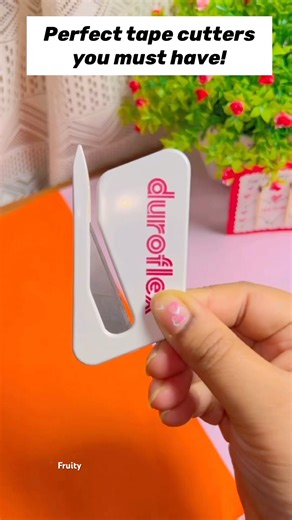 Perfect tape cutters you must have! #shortvideo #stationery #cute #fruity