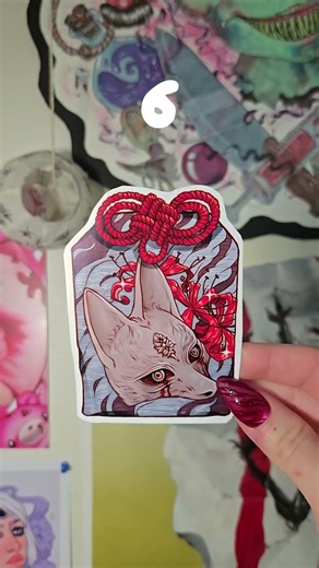 which one is your favorite?✨️you can grab one of these stickers on my etsy! #etsyshop #stickers #art