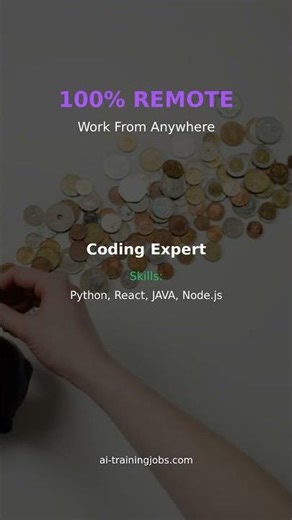 Hiring: Coding Expert | Work From Home $65 - $120/hr #Shorts