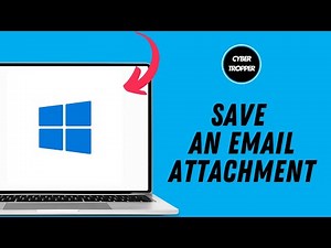 How to Save an Email Attachment to PC