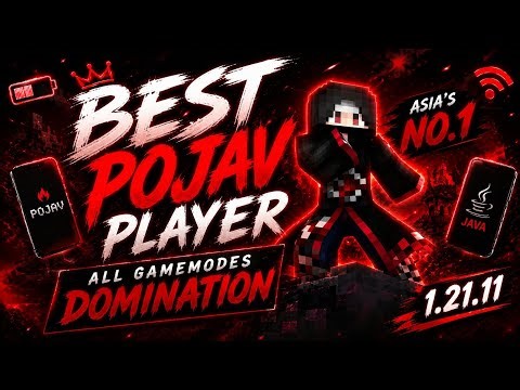 Asia’s Best Pojav Player 🔥 | All Gamemodes Domination (1.21.11)