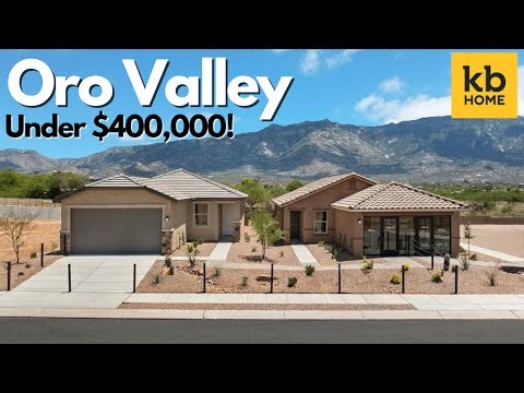 Living in Oro Valley, AZ, New Construction Home under $400,000 (KB Home Plan 1745)