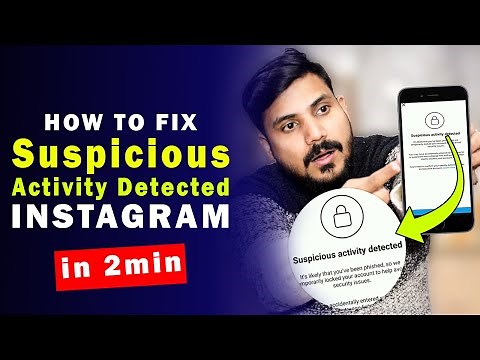 Fix Suspicious Activity Detected Instagram Problem | How to Unlock Temporarily Locked Instagram 2022