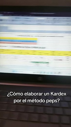 Elaboración de un Kardex con el método PEPS