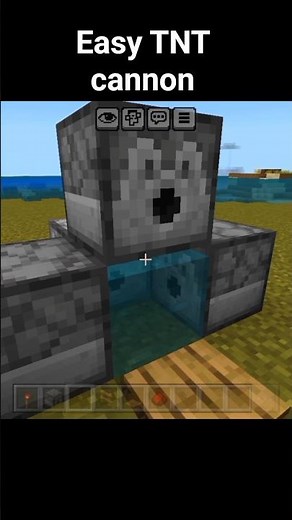 Esay TNT cannon #minecraft redstone