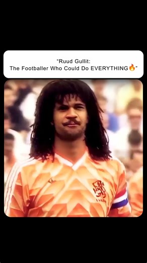 Ruud Gullit wasn’t just a footballer… he was a complete system on his own. Power, elegance, dribbling, vision — all in one man. Watching his prime feels like witnessing football evolve in real-time. ⚽🔥 . . . Football, Ruud Gullit Gullit skills Gullit highlights Dutch football legend AC Milan legends Serie A icons Classic football moments 80s football greats Ballon d’Or winners Football history clips | Footballinmotion
