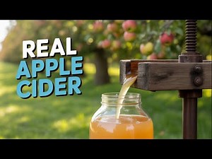 How to Make Authentic Pressed Apple Cider | Traditional Cider at Home