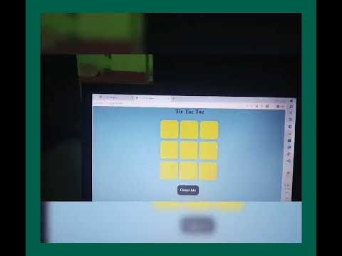Let's learn Tic Tac Toe Game By using #html #CSS #JS(javascript)#frontenddevelopment 🥰💻