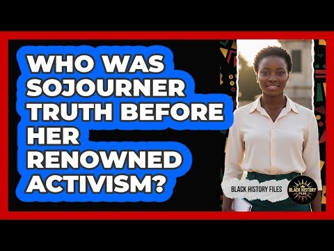 Who Was Sojourner Truth Before Her Renowned Activism?