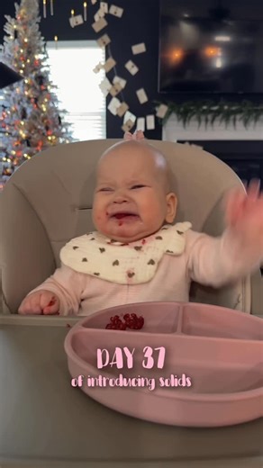 Sonia Mara • Mom in pink pjs🎀 on Instagram: "Raspberries✅ #7monthsold #startingsolids #babyfood #introducingsolids #babyfoodideas #newmom"