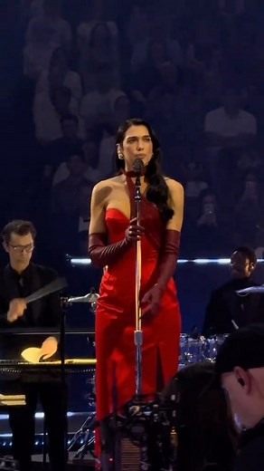 Dua Lipa Stan🌟 on Instagram: "Dua Lipa performing "French Exit" for the first time ever at the Royal Albert Hall tonight💙 #dualipa (via lee_cook)"