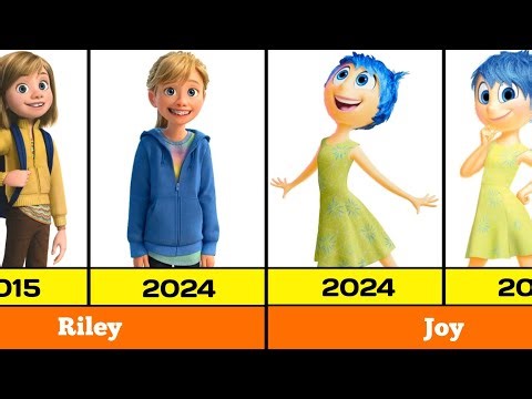 Inside Out Characters THEN vs NOW (2015–2024)