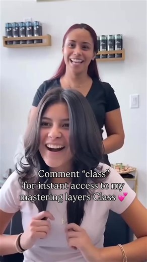 Priscilla Alicea • NJ Hairstylist • Educator & Coach on Instagram: "Layers tutorial 💕 She wanted a big chop, layers & lots of movement. Follow for more layered cuts, beautiful transformations and hair education! Comment CLASS for access to my Haircutting class. Where you learn my signature layered cut and bouncy blowout! Using @fancyscissors 7” use code: THY to save $10 on your purchase! 💕 #haireducation #haircut #layers"