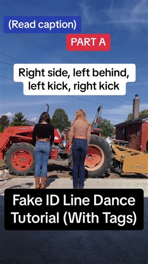 Fake id line dance tutorial with all tags! The sequence goes AABACAABADAAAA!! Kind of a hard one #fakeidlinedance #fakeid #linedance #linedancelessons #honkytonkway #linedancing #linedancer #footlooselinedance