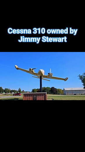 This Cessna 310 was owned by Jimmy Stewart. It was abandoned at Dallas Executive Aiport, but rescued by EAA Chapter 399, donors, and volunteers for it to be transported and mounted on this dynamic display. #avgeek #jimmystewart #eaa #eaa399 #generalaviation #aviation #cessna #Cessna310 | Vintage Flying Museum