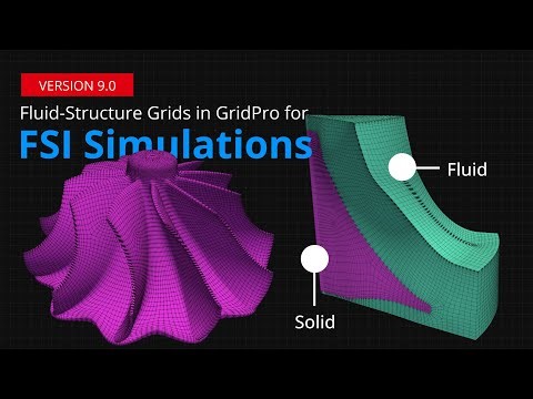 Fluid-Structure Grids in GridPro for FSI Simulations