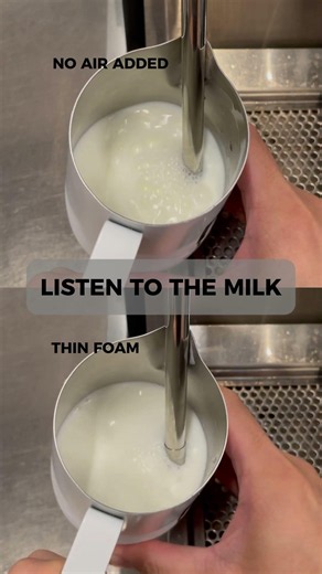 Latte Art Tutorial: Milk Steaming #shorts #latteart #tutorial