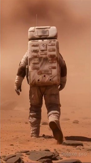 Tech & Sci-Fi Astronaut Mars Live Wallpaper for Android
