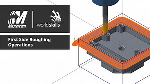 WorldSkills International Competitors! - Check out Part Two of the #Mastercam WorldSkills Tutorial Series! Learn how to create toolpaths for initial material roughing, select geometry with the Chaining Dialog Box, and understand cut parameters. Plus, get insights into Linking Parameters and activate the Backplot feature for toolpath simulation. Don't forget to share your progress with #MastercamWorldSkills and tag us @Mastercam! | Mastercam