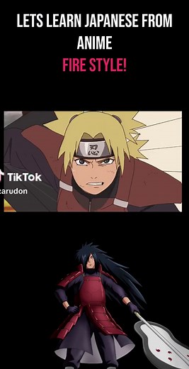 Madara Uchiha Fire Style Jutsu Explained in Japanese