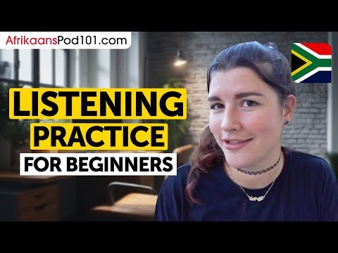 Afrikaans Listening Comprehension for Beginners