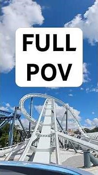 Newest Coaster In The Park #fun #crazy #pov #youtubeshorts