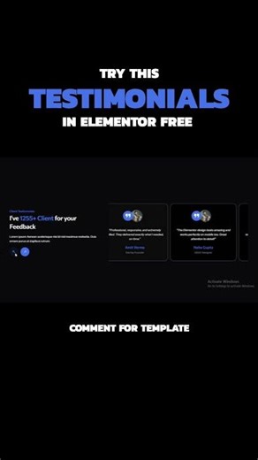 Create Beautiful Testimonials using Elementor Free Step-by-Step #elementor #tutorial
