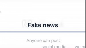 Highlighted Fake News typography for social and news media or marketing concept. 4k footage. Can be used as illustrative for websites or other resources.