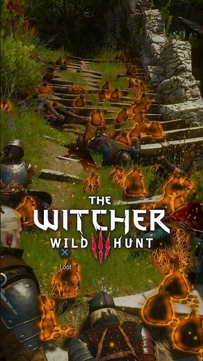 Best Money & XP Farm for PS4, PS5 & Xbox - No Mods | The Witcher 3 Wild Hunt | #thewitcher3 #shorts