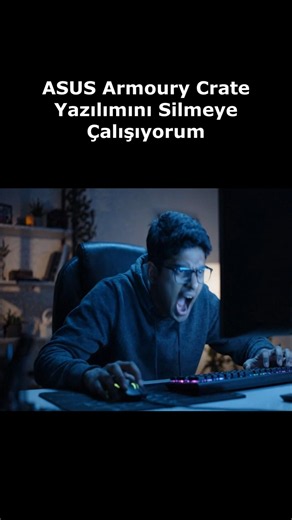 ASUS Armoury Crate software just won't uninstall 😅 #computer #pcbuilding #gamer #gaming #software