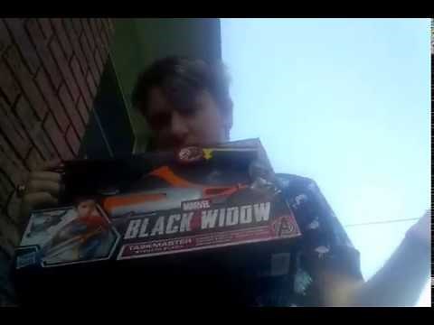 BLACK WIDOW MOVIE TASKMASTER STEALTH SWORD SLASH AND SHIELD REVIEW