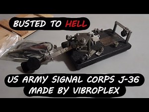 Busted Vibroplex J 36