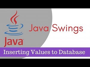 Java tutorial [Java Swings] - How to insert values to MySQL database Part 4