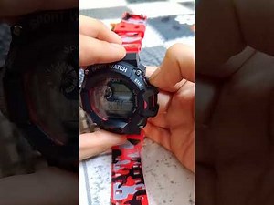 Watch my wrist watch with colorful lights & alarm ⏰ #wristwatchlover #wristwatchstyle #wristwatches