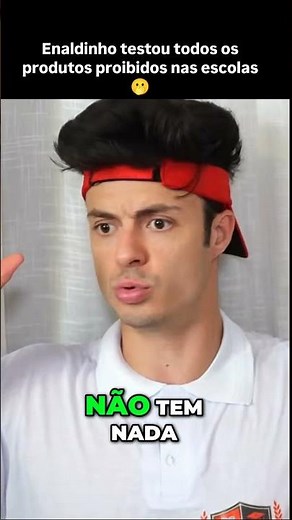 ENALDINHO TESTOU TODOS os produtos proibidos nas escolas… 😳 #shorts